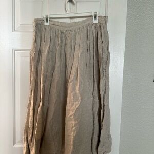 100% linen Linennaive skirt